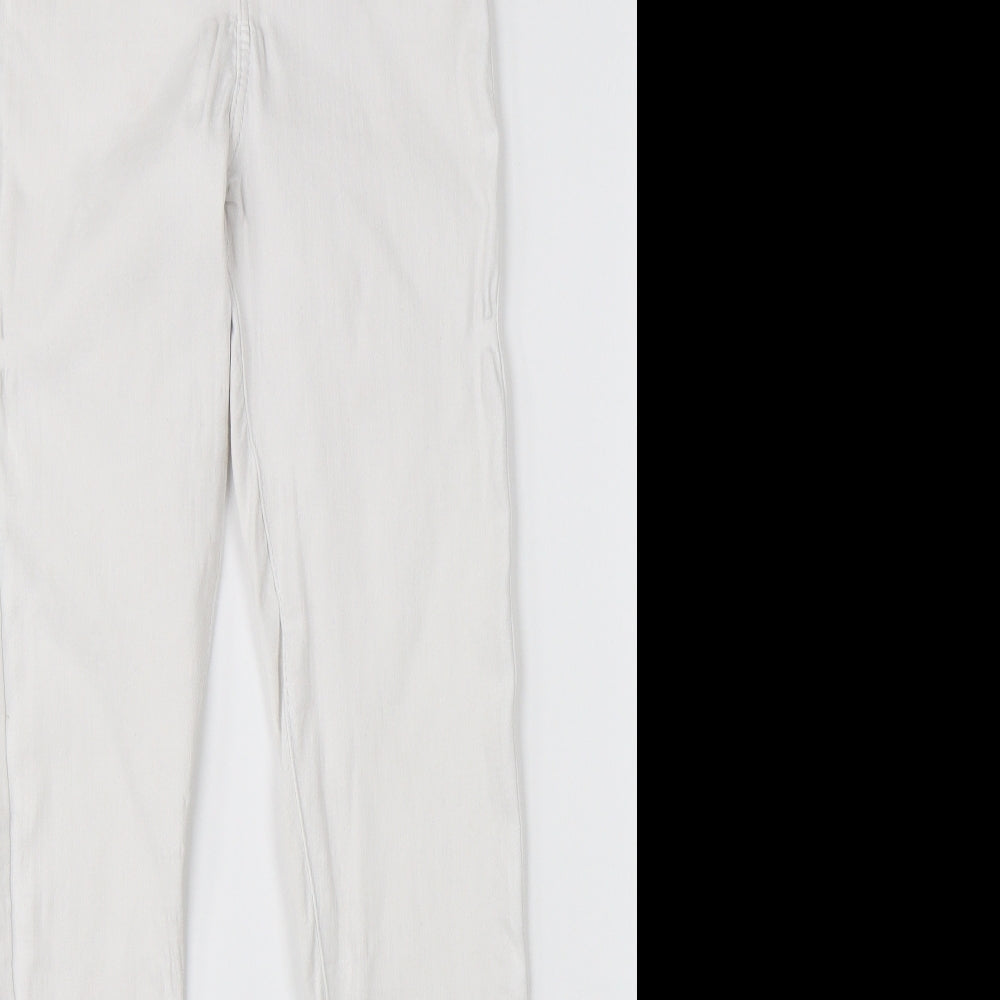 Topshop Womens White  Denim Skinny Jeans Size 28 in L32 in