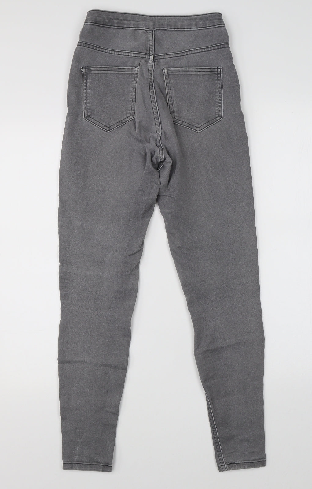 M&S Womens Grey  Denim Skinny Jeans Size 8 L26 in