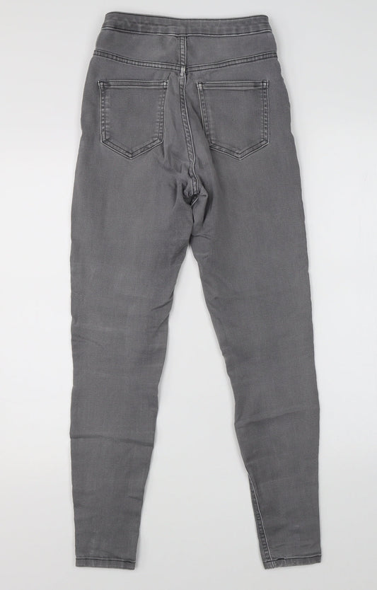 M&S Womens Grey  Denim Skinny Jeans Size 8 L26 in