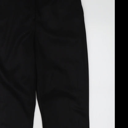 Womens UK Size 14 BHS Regular Fit Dress Pants Black Trousers