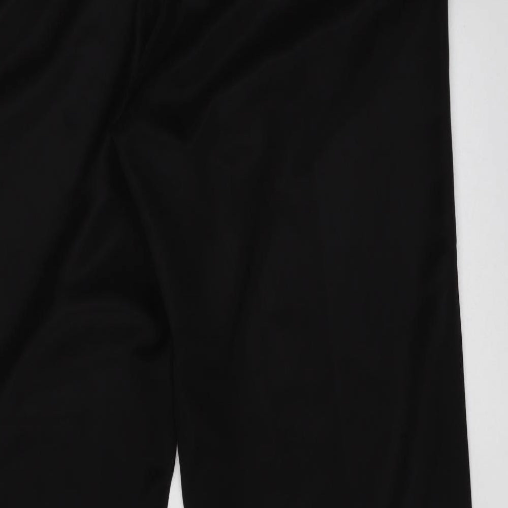 Womens UK Size 14 BHS Regular Fit Dress Pants Black Trousers