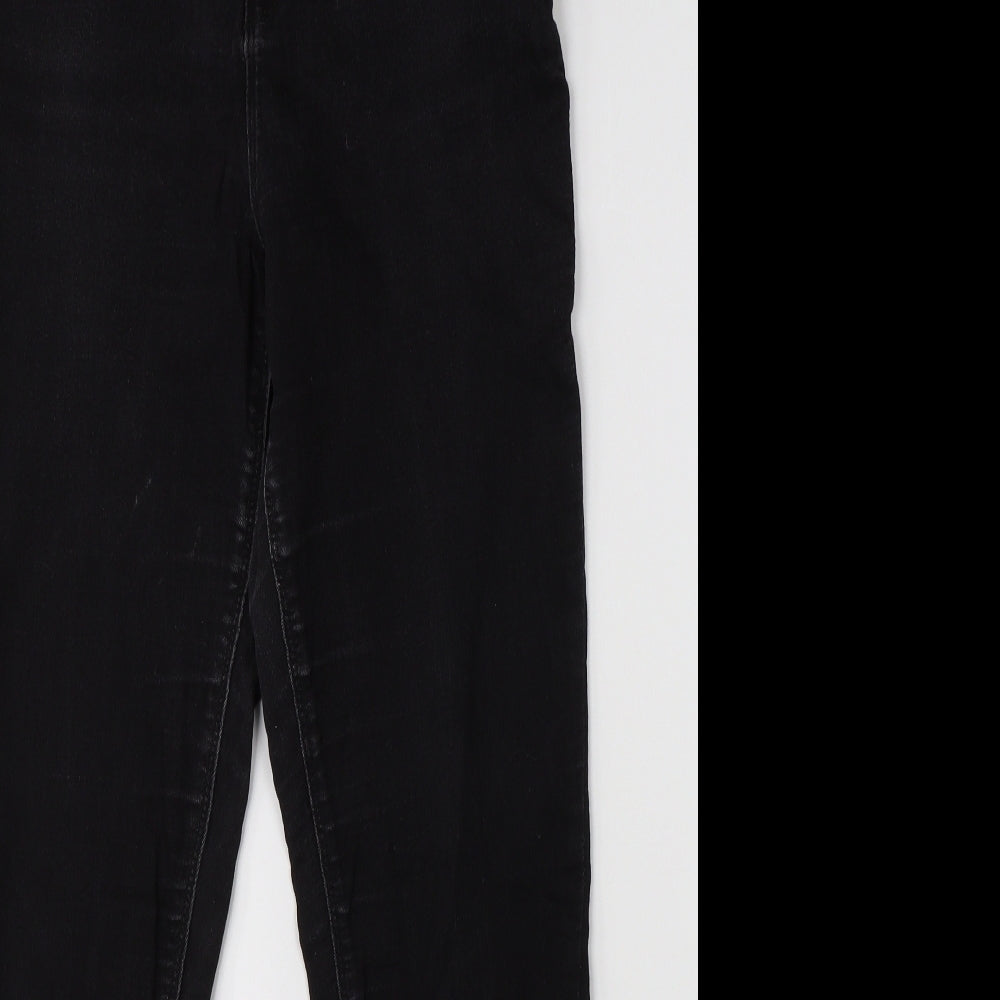 Dorothy Perkins Womens Black  Denim Skinny Jeans Size 12 L25 in