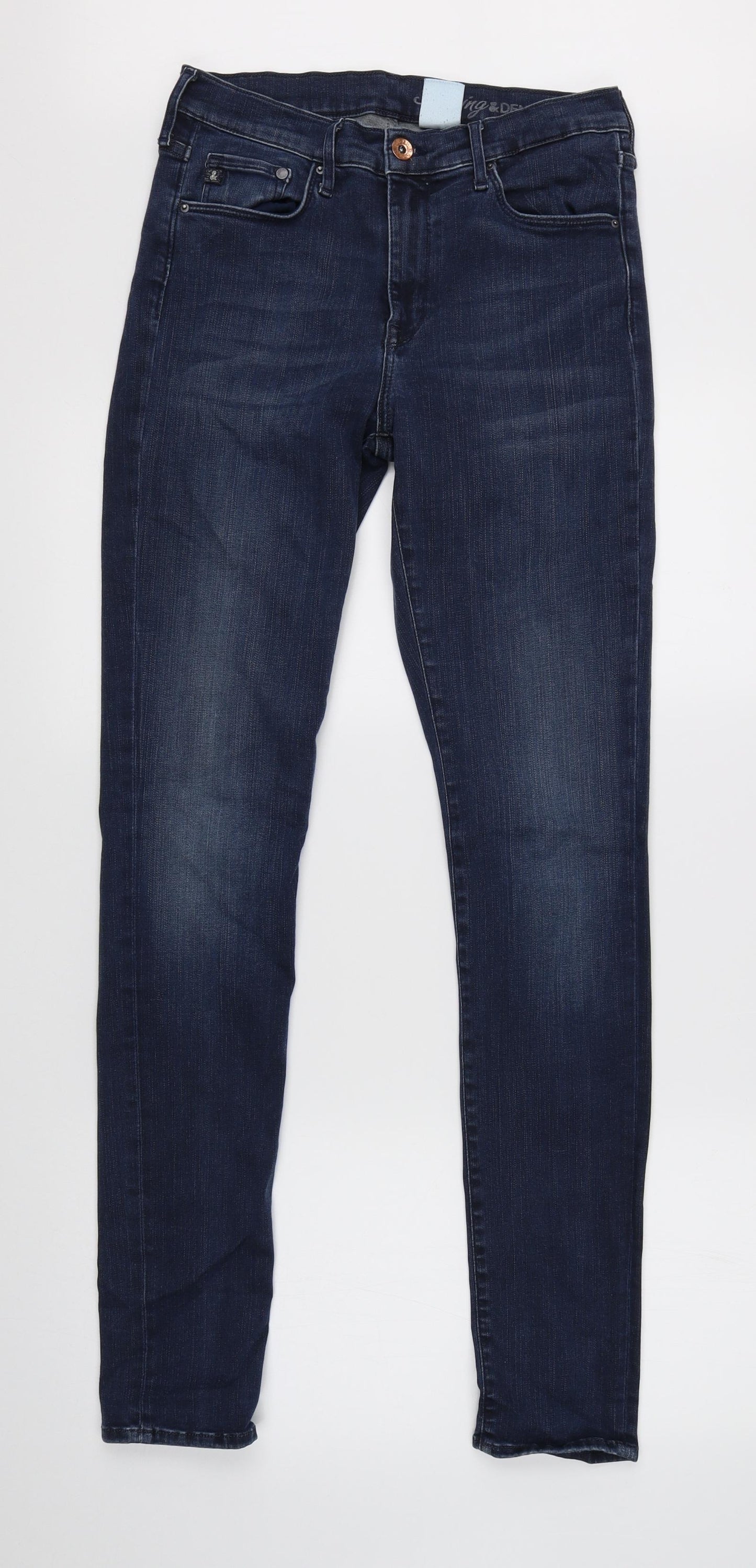 & Denim Womens Blue  Denim Skinny Jeans Size 30 in L32 in