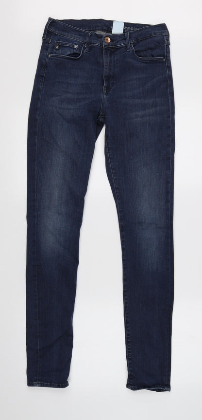 & Denim Womens Blue  Denim Skinny Jeans Size 30 in L32 in