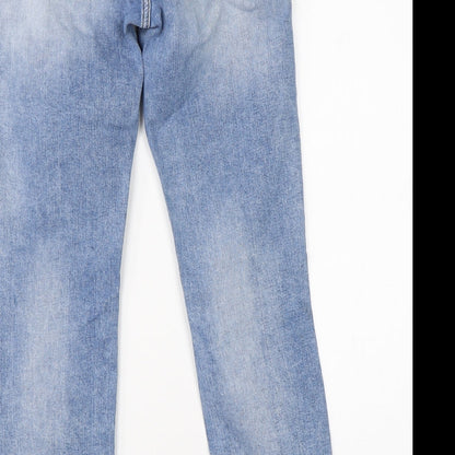 Only Womens Blue  Denim Straight Jeans Size 26 in L32 in