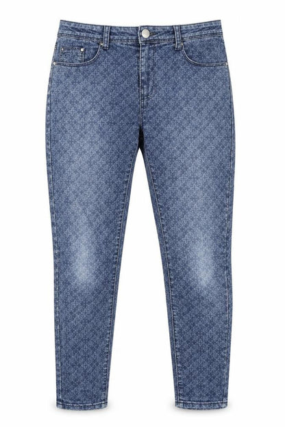 Womens UK Size 10 George Regular Fit Skinny Blue Jeans