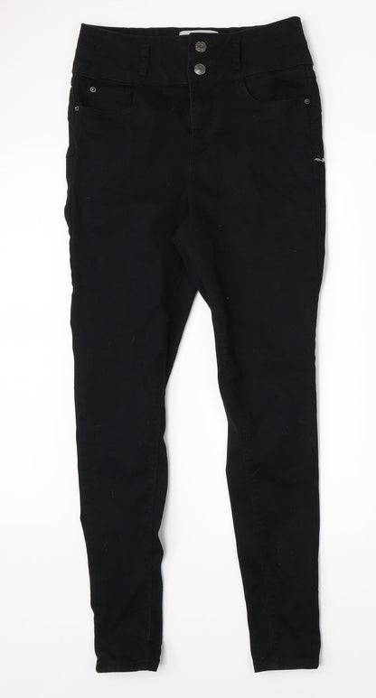 New Look Womens Black  Denim Skinny Jeans Size 10 L26 in