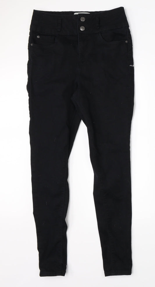 New Look Womens Black  Denim Skinny Jeans Size 10 L26 in