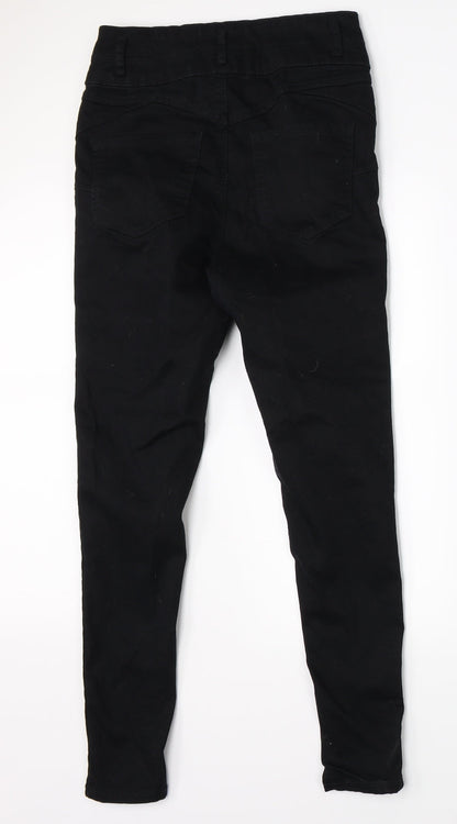 New Look Womens Black  Denim Skinny Jeans Size 10 L26 in