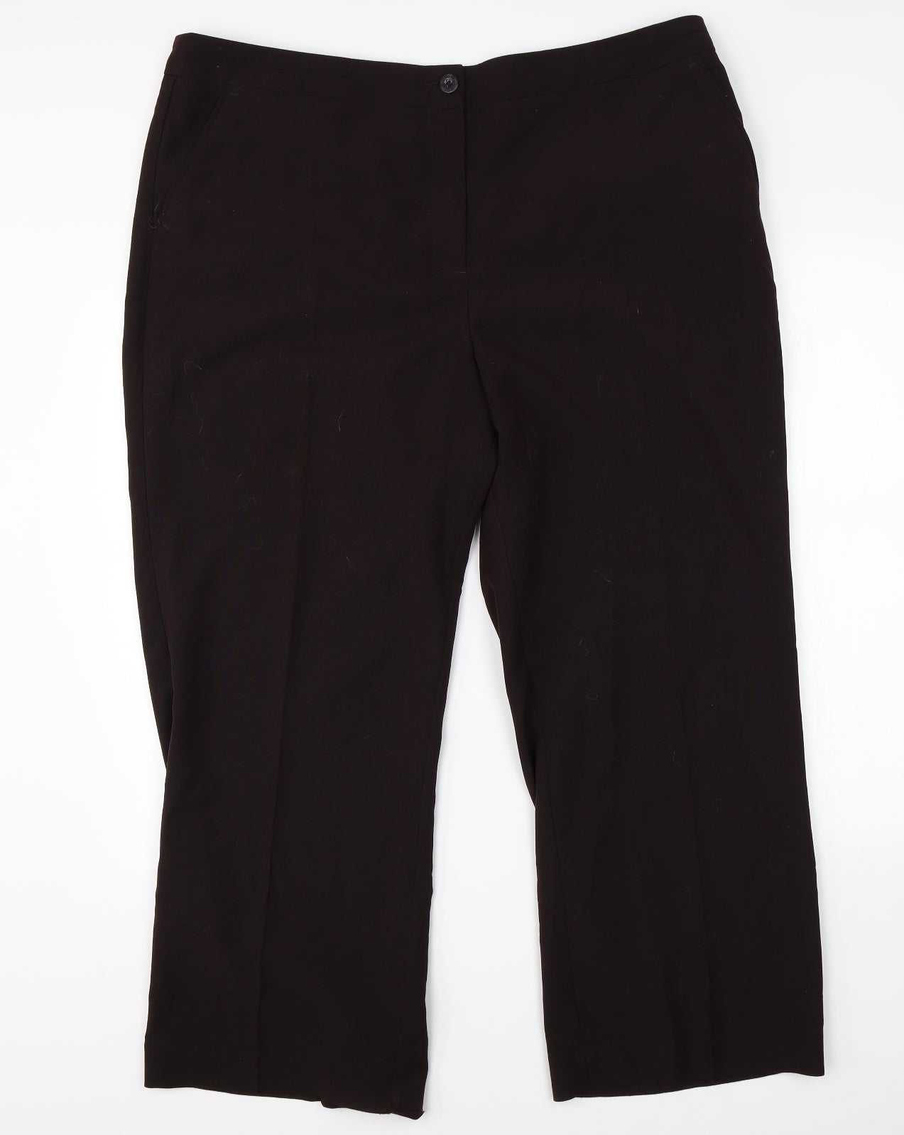 Maine Womens Brown   Dress Pants Trousers Size 20 L25 in