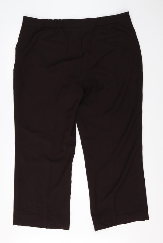 Maine Womens Brown   Dress Pants Trousers Size 20 L25 in