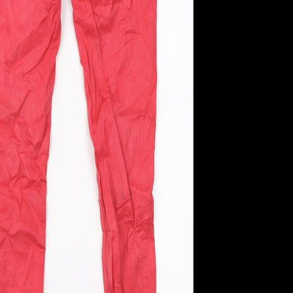 Zara Womens Pink  Denim Skinny Jeans Size 10 L28 in