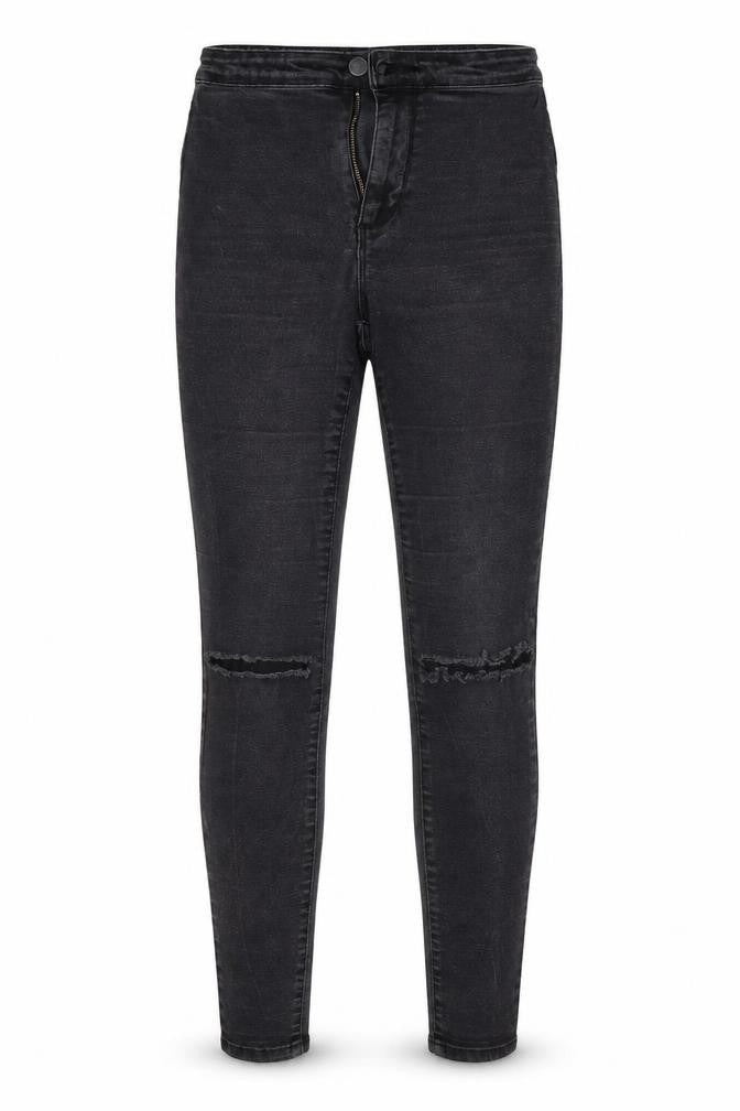 Womens UK Size 8 Denim Co Regular Fit Skinny Black Jeans