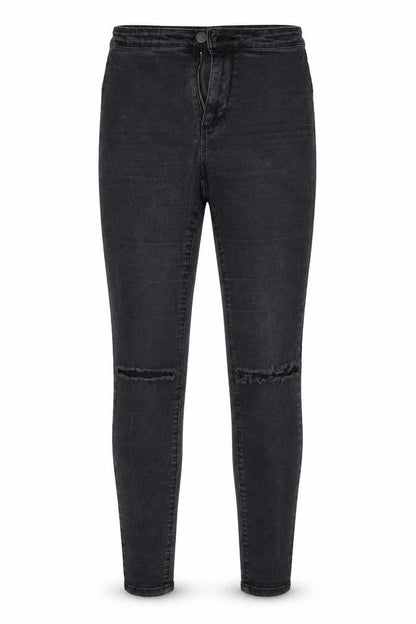 Womens UK Size 8 Denim Co Regular Fit Skinny Black Jeans