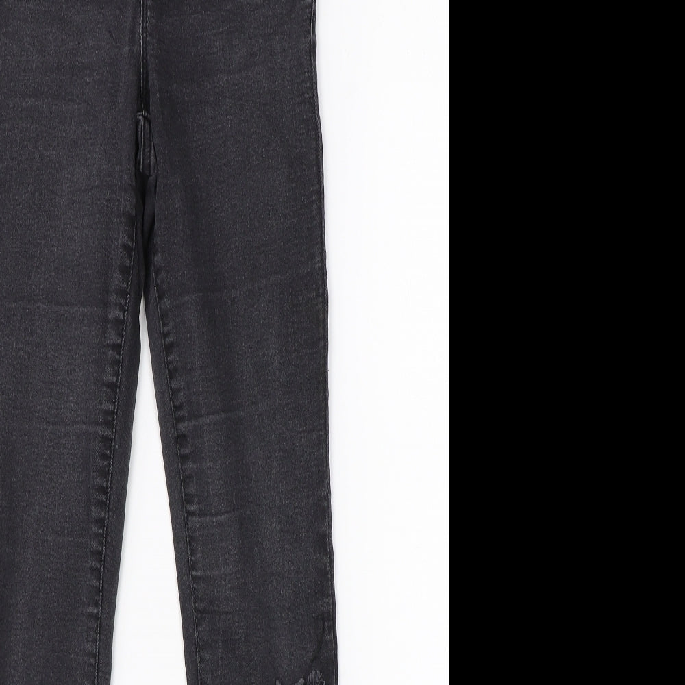 Denim Co Womens Black  Denim Skinny Jeans Size 8 L25 in