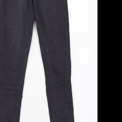 Denim Co Womens Black  Denim Skinny Jeans Size 8 L25 in