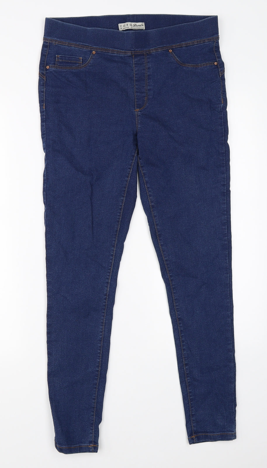 Denim Co Womens Blue  Denim Jegging Jeans Size 12 L26 in