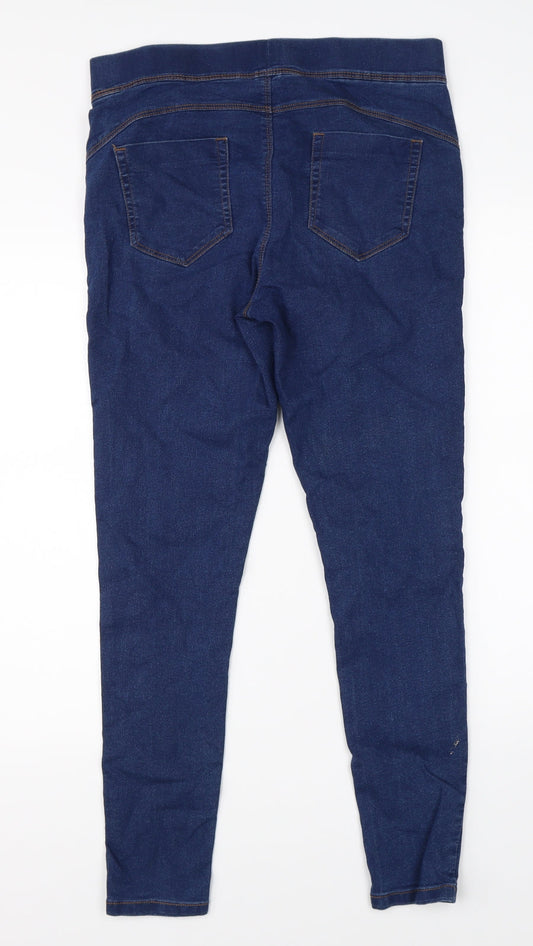Denim Co Womens Blue  Denim Jegging Jeans Size 12 L26 in