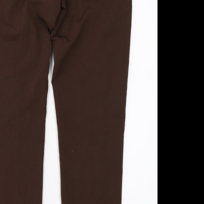 Pretty Girl Womens Brown   Dress Pants Trousers Size 34 in L28 in