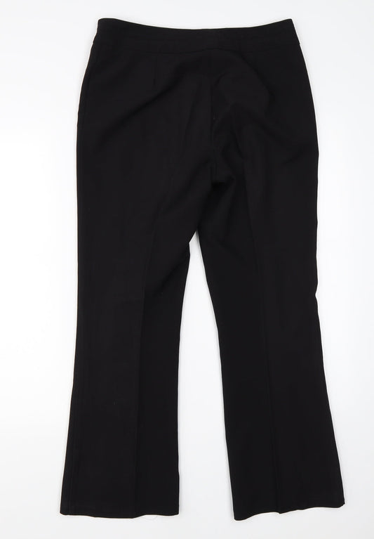 George Womens Black   Dress Pants Trousers Size 10 L25 in