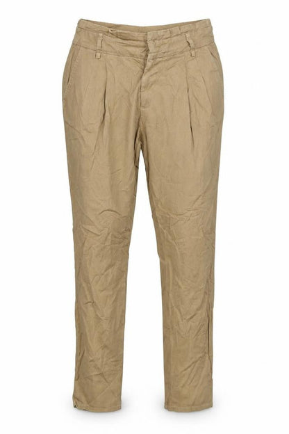 Womens UK Size 8 Stradivarius Regular Fit Chino Brown Trousers