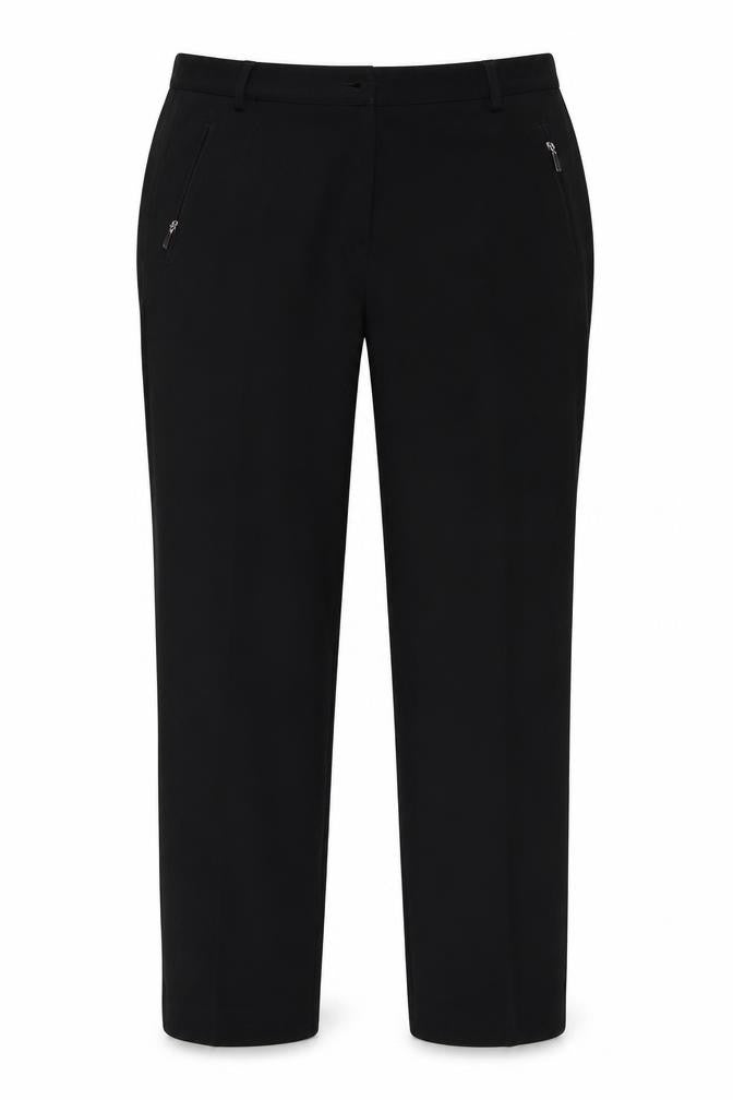 Womens UK Size 12 GARDEUR Regular Fit Dress Pants Black Trousers