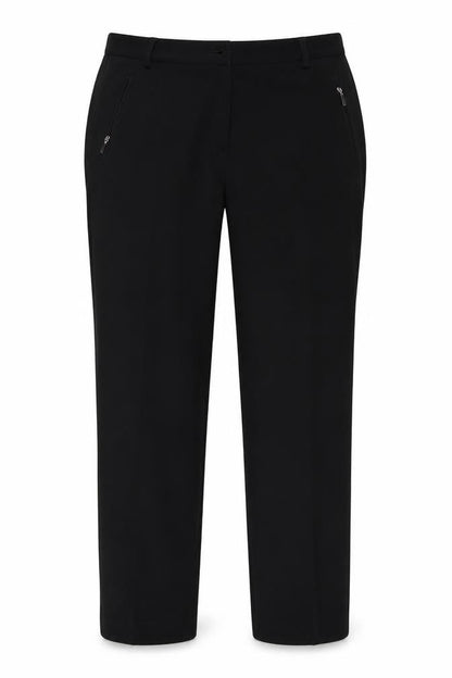Womens UK Size 12 GARDEUR Regular Fit Dress Pants Black Trousers