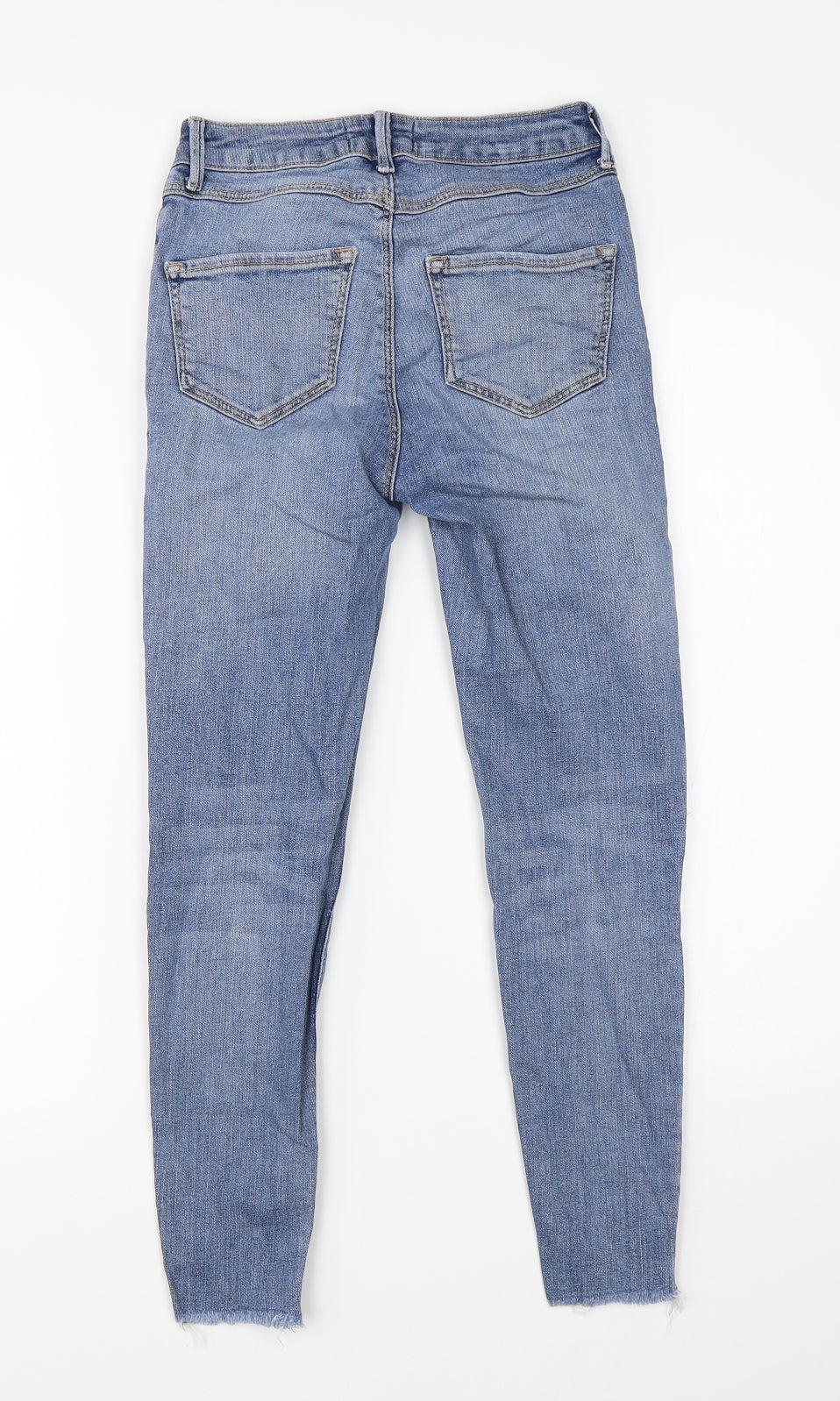 New Look Womens Blue  Denim Skinny Jeans Size 6 L23 in