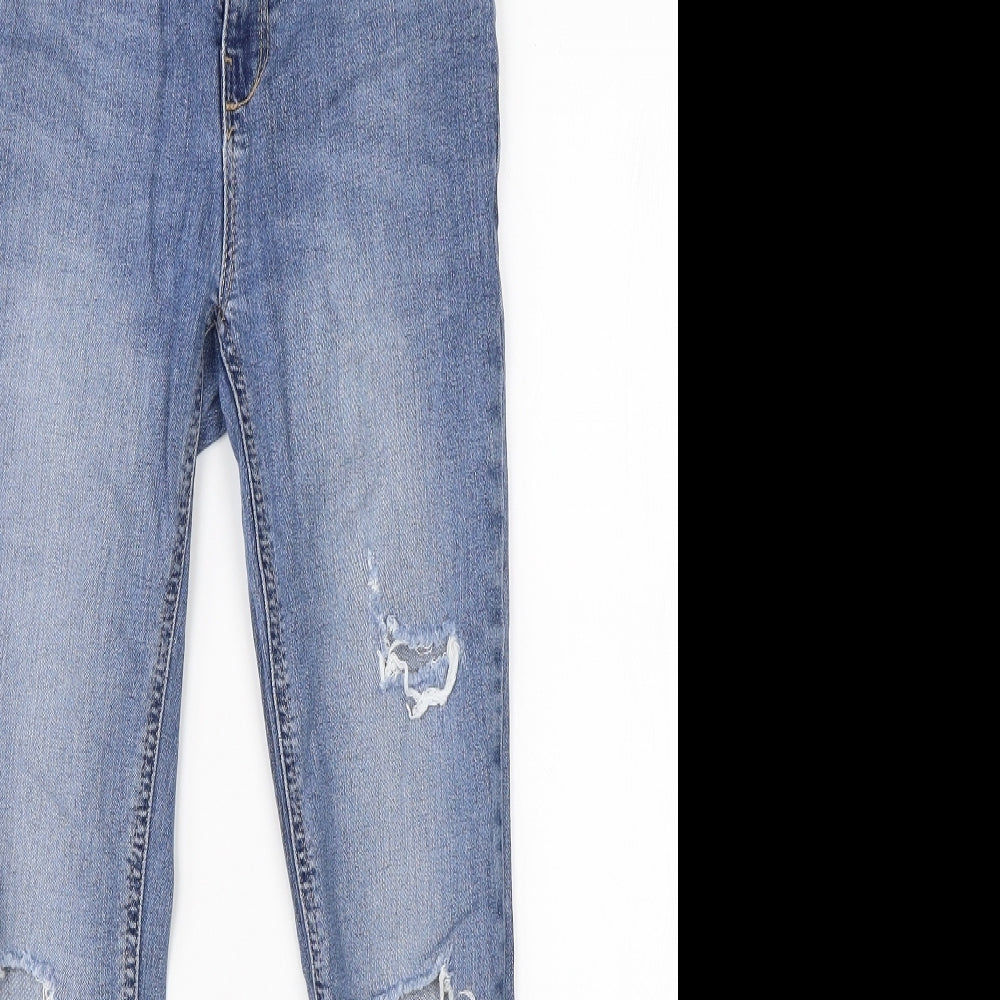 New Look Womens Blue  Denim Skinny Jeans Size 6 L23 in