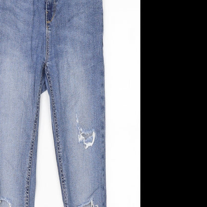 New Look Womens Blue  Denim Skinny Jeans Size 6 L23 in