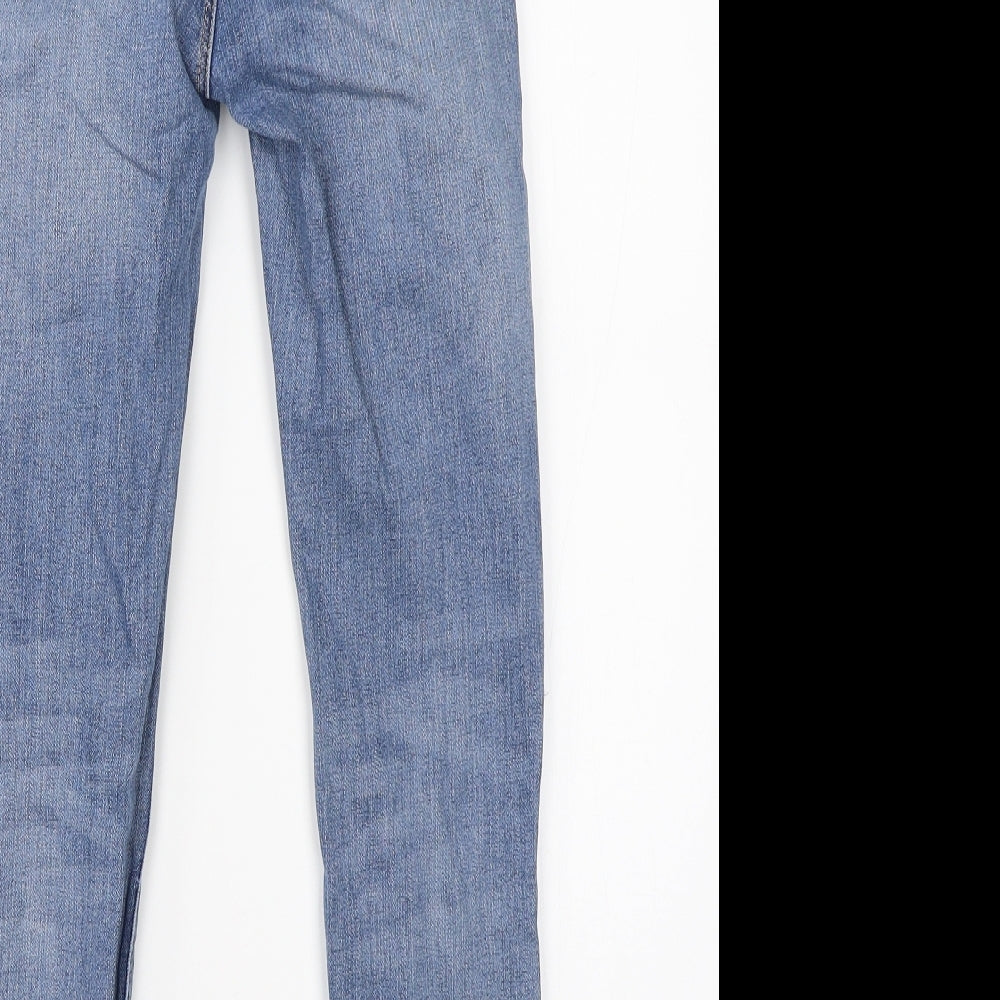 New Look Womens Blue  Denim Skinny Jeans Size 6 L23 in