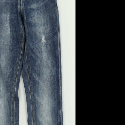 NEXT Girls Blue   Skinny Jeans Size 4 Years
