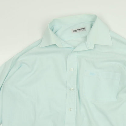 svenda Mens Blue    Button-Up