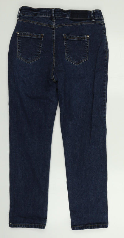 Evans Womens Blue   Skinny Jeans Size 14 L25.5 in
