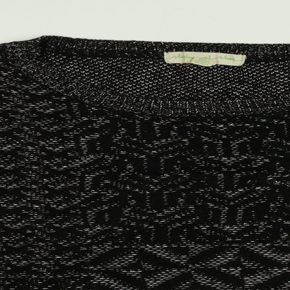 Womens UK Size L Staring at Stars Black Pullover Jumper