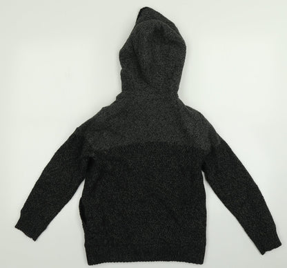 F&F Boys Grey   Full Zip Hoodie Size 9-10 Years