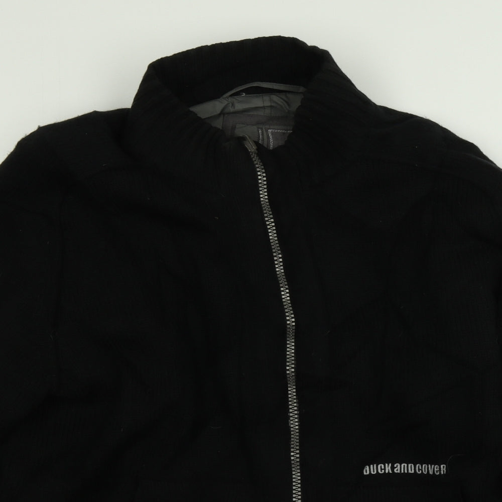 Mens UK Size  Duck and Cover Black Jacket