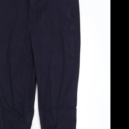 H&M Womens Blue   Trousers  Size 12 L27 in