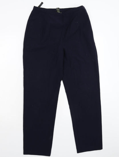 Womens UK Size 14 BHS Regular Fit  Blue Trousers