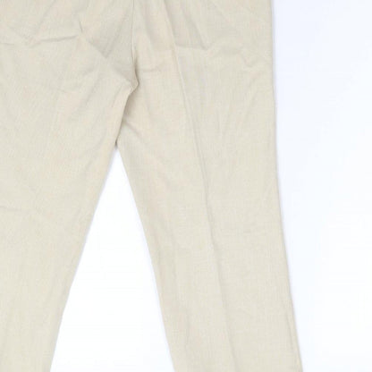Riddella Mens Beige   Trousers  Size 16 L28 in