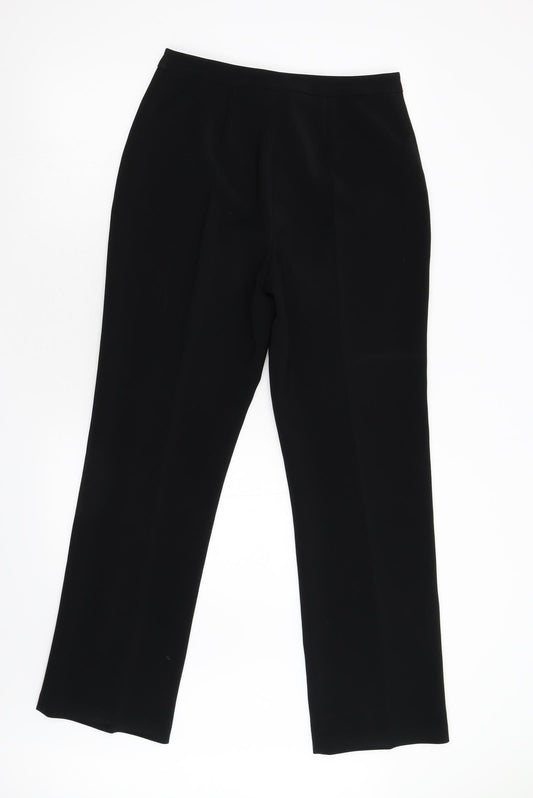 George Womens Black   Trousers  Size 10 L30 in