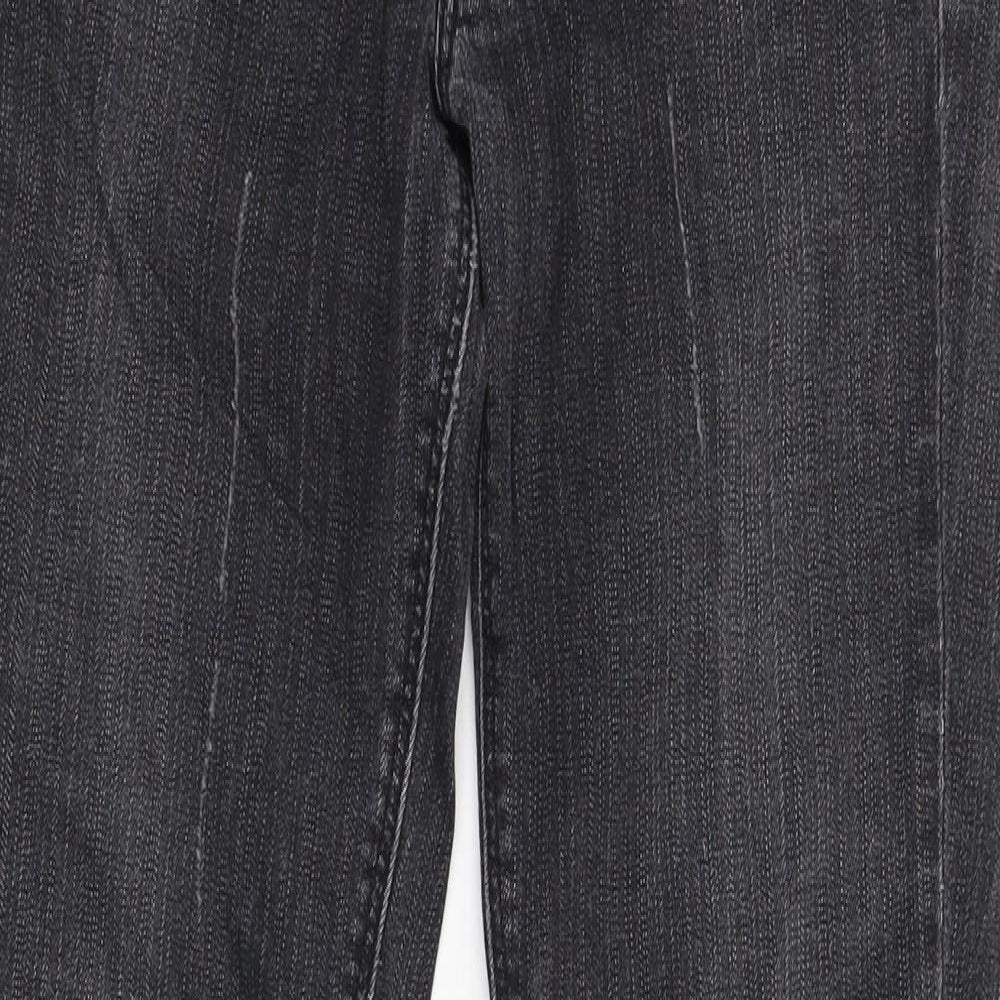 BSK Womens Black  Denim Skinny Jeans Size 8 L33 in