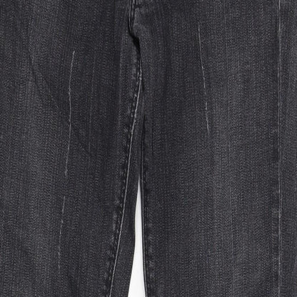 BSK Womens Black  Denim Skinny Jeans Size 8 L33 in