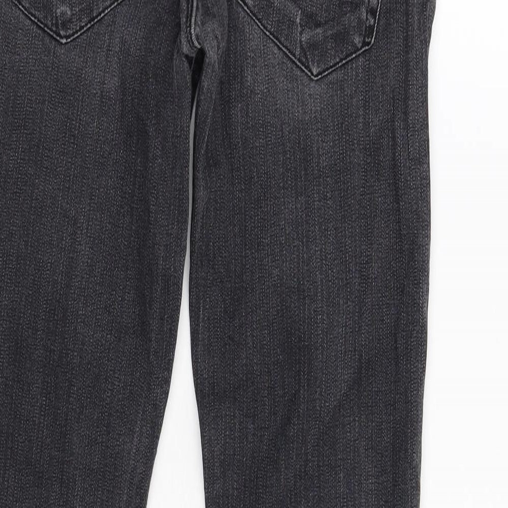 BSK Womens Black  Denim Skinny Jeans Size 8 L33 in