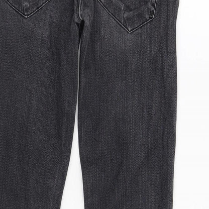 BSK Womens Black  Denim Skinny Jeans Size 8 L33 in