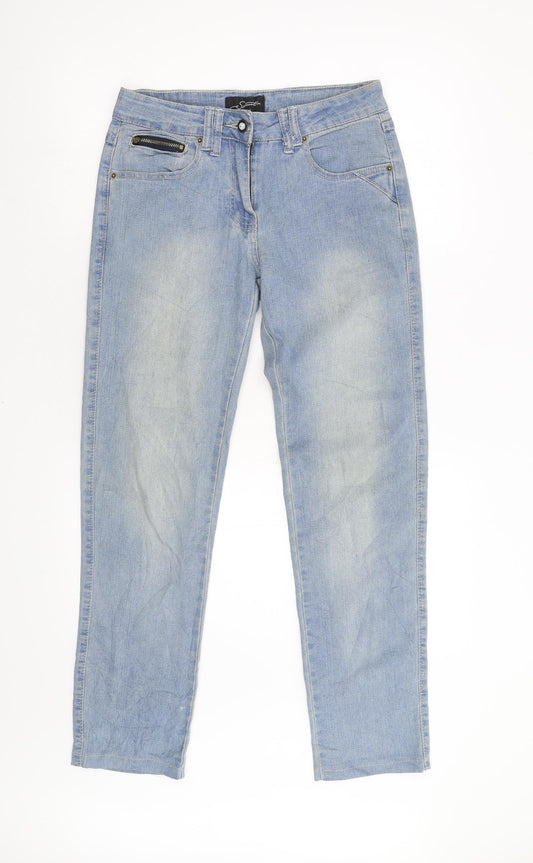 Mens UK Size  Sportin Regular Fit Straight Blue Jeans