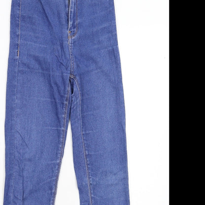Bershka Womens Blue  Denim Jegging Jeans Size 8 L27 in