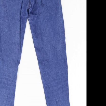 Bershka Womens Blue  Denim Jegging Jeans Size 8 L27 in