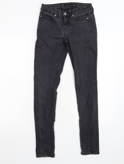 Urban Star Womens Black  Denim Skinny Jeans Size 26 L30 in