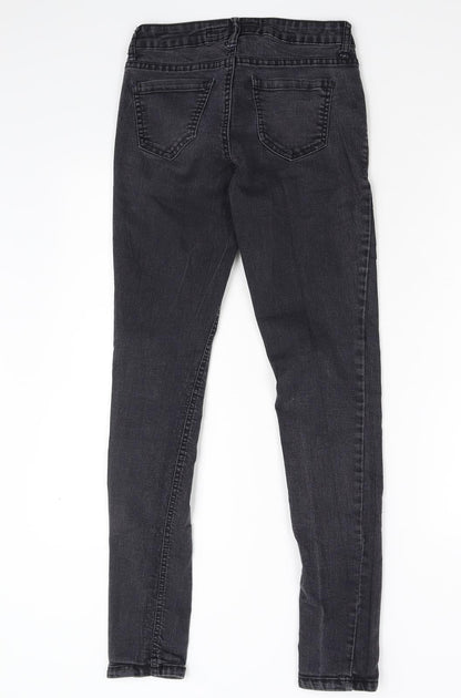 Urban Star Womens Black  Denim Skinny Jeans Size 26 L30 in